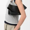 Medium Ola bag in smooth calfskin Black Medium Ola bag in smooth calfskin Black