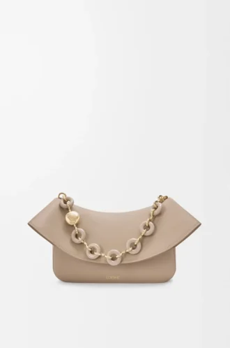 Medium Ola bag in smooth calfskin Sand