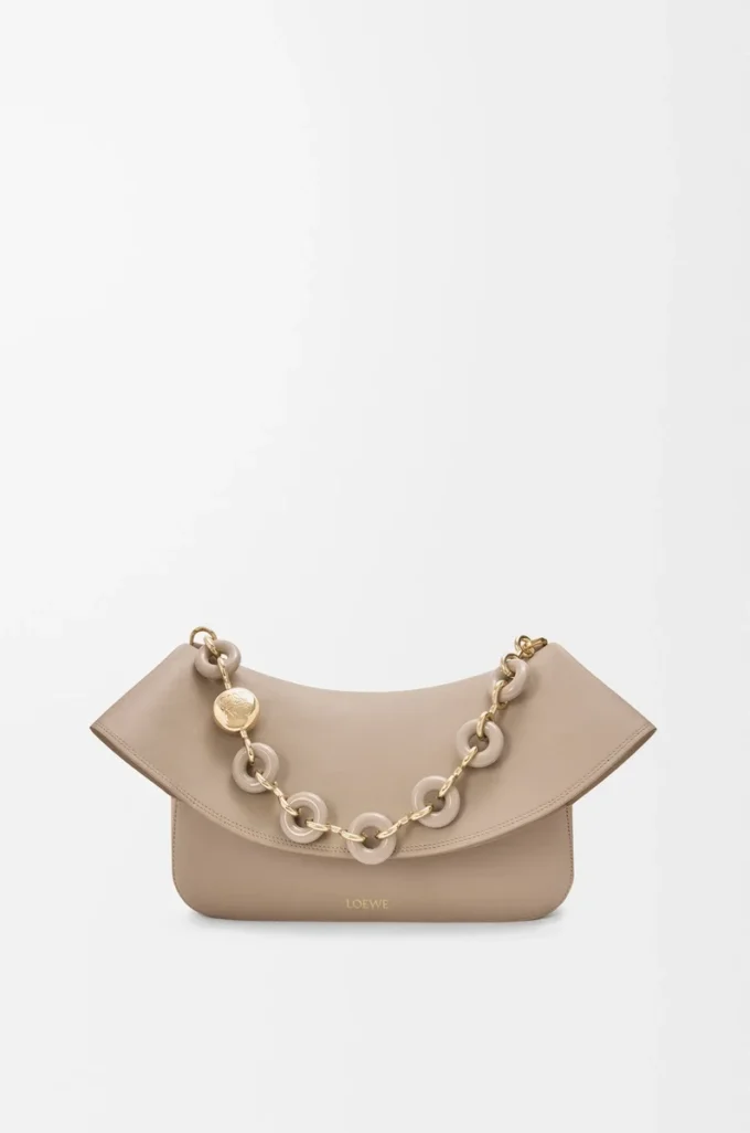 Medium Ola bag in smooth calfskin Sand Medium Ola bag in smooth calfskin Sand