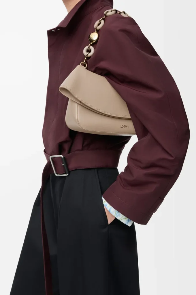 Medium Ola bag in smooth calfskin Sand Medium Ola bag in smooth calfskin Sand