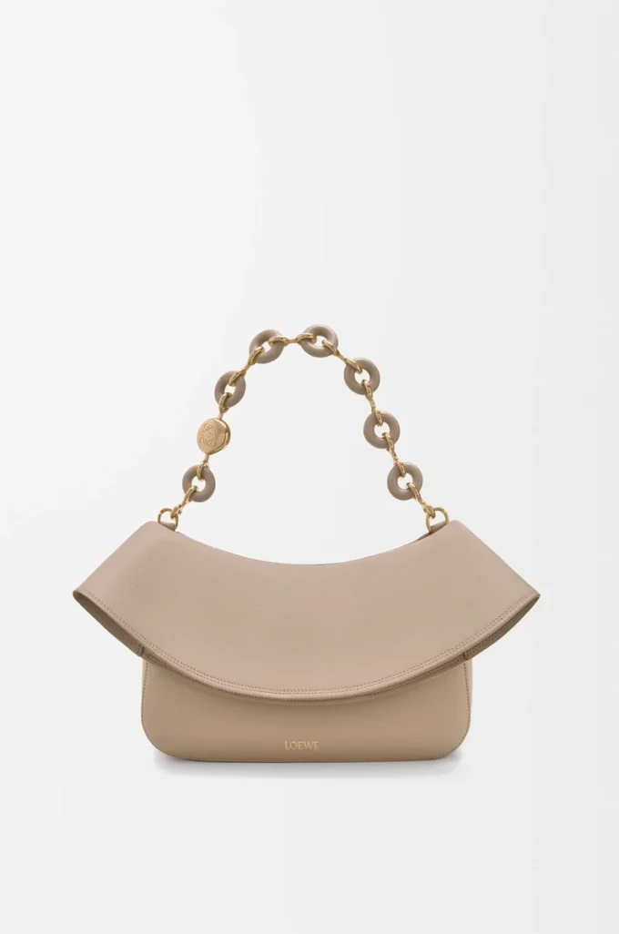 Medium Ola bag in smooth calfskin Sand Medium Ola bag in smooth calfskin Sand