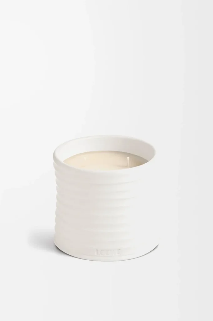 Medium Oregano candle White