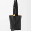 Medium Pebble bucket in smooth calfskin Black Medium Pebble bucket in smooth calfskin Black