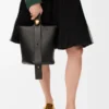 Medium Pebble bucket in smooth calfskin Black Medium Pebble bucket in smooth calfskin Black