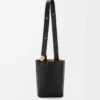 Medium Pebble bucket in smooth calfskin Black Medium Pebble bucket in smooth calfskin Black