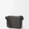 Medium Pebble messenger bag in smooth calfskin Dark Grey Medium Pebble messenger bag in smooth calfskin Dark Grey