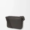 Medium Pebble messenger bag in supple grained calfskin Dark Grey Medium Pebble messenger bag in supple grained calfskin Dark Grey