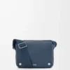 Medium Pebble messenger bag in supple grained calfskin Indigo Dye Medium Pebble messenger bag in supple grained calfskin Indigo Dye