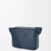 Medium Pebble messenger bag in supple grained calfskin Indigo Dye Medium Pebble messenger bag in supple grained calfskin Indigo Dye