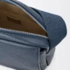 Medium Pebble messenger bag in supple grained calfskin Indigo Dye Medium Pebble messenger bag in supple grained calfskin Indigo Dye