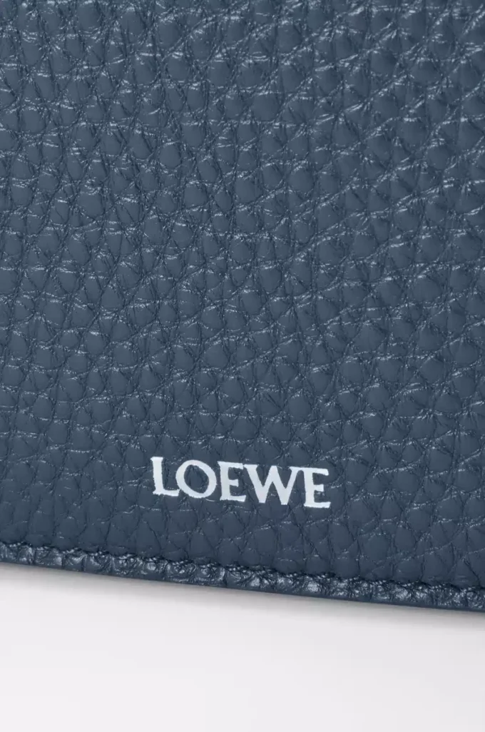 Medium Pebble messenger bag in supple grained calfskin Indigo Dye Medium Pebble messenger bag in supple grained calfskin Indigo Dye