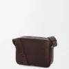 Medium Pebble messenger bag in supple grained calfskin Oxblood