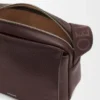 Medium Pebble messenger bag in supple grained calfskin Oxblood