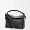 Medium Puzzle Edge bag in classic calfskin Black Medium Puzzle Edge bag in classic calfskin Black