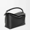 Medium Puzzle Edge bag in classic calfskin Black Medium Puzzle Edge bag in classic calfskin Black