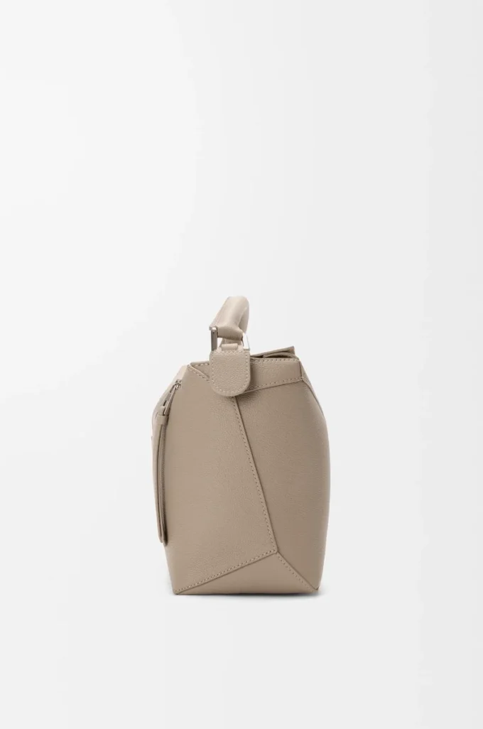 Medium Puzzle Edge bag in soft grained calfskin Clay Medium Puzzle Edge bag in soft grained calfskin Clay