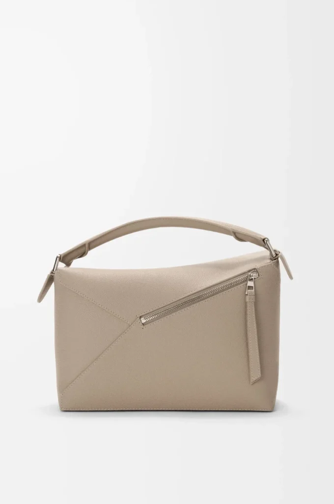 Medium Puzzle Edge bag in soft grained calfskin Clay Medium Puzzle Edge bag in soft grained calfskin Clay