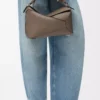 Medium Puzzle Edge bag in soft grained calfskin Taupe