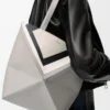 Medium Puzzle Fold tote in nappa calfskin Grey/Light Ghost Medium Puzzle Fold tote in nappa calfskin Grey/Light Ghost