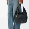 Medium Squeeze bag in mellow nappa lambskin Black Medium Squeeze bag in mellow nappa lambskin Black