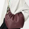 Medium Squeeze bag in mellow nappa lambskin Dark Burgundy Medium Squeeze bag in mellow nappa lambskin Dark Burgundy