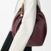 Medium Squeeze bag in mellow nappa lambskin Dark Burgundy Medium Squeeze bag in mellow nappa lambskin Dark Burgundy