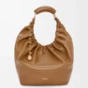 Medium Squeeze bag in mellow nappa lambskin Oak Medium Squeeze bag in mellow nappa lambskin Oak