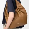 Medium Squeeze bag in mellow nappa lambskin Oak Medium Squeeze bag in mellow nappa lambskin Oak