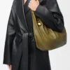 Medium Squeeze bag in mellow nappa lambskin Olive Medium Squeeze bag in mellow nappa lambskin Olive