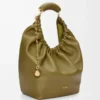Medium Squeeze bag in mellow nappa lambskin Olive Medium Squeeze bag in mellow nappa lambskin Olive