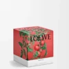 Medium Tomato Leaves candle Red