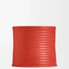 Medium Tomato Leaves candle Red