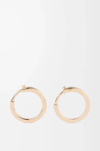 Metallic rings for strap Gold