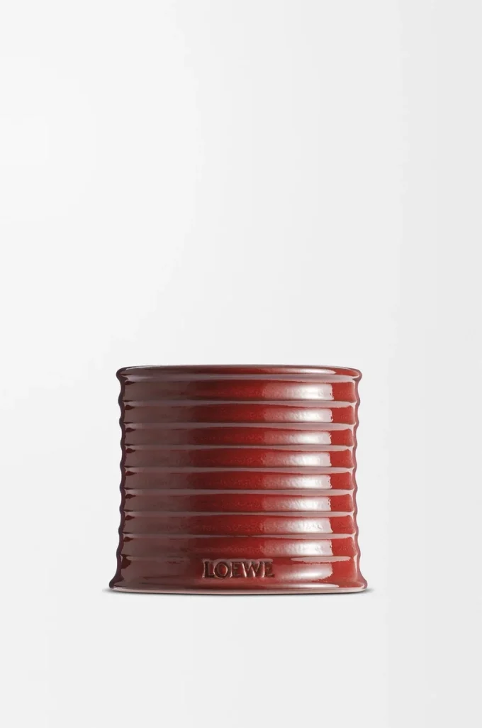 Midi Sweet Almond scented candle Red