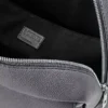 Military backpack in soft grained calfskin Anthracite Military backpack in soft grained calfskin Anthracite