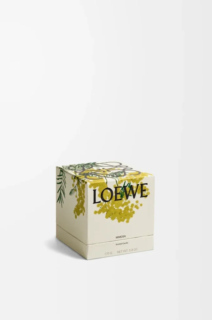 Mimosa scented candle Yellow/Tan Mimosa scented candle Yellow/Tan