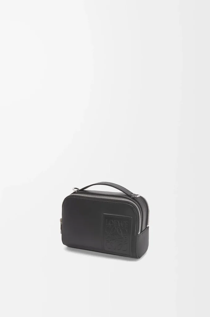 Mini crossbody camera bag in satin calfskin Black Mini crossbody camera bag in satin calfskin Black