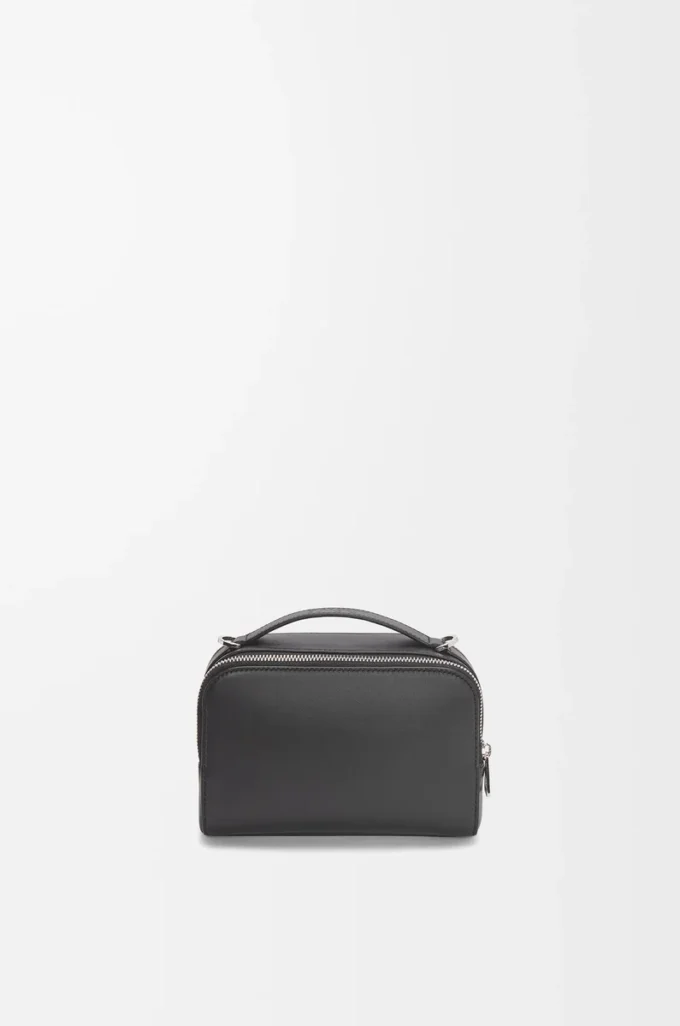 Mini crossbody camera bag in satin calfskin Black Mini crossbody camera bag in satin calfskin Black