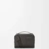 Mini crossbody camera bag in satin calfskin Dark Grey Mini crossbody camera bag in satin calfskin Dark Grey