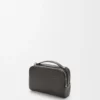 Mini crossbody camera bag in satin calfskin Dark Grey Mini crossbody camera bag in satin calfskin Dark Grey