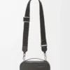 Mini crossbody camera bag in satin calfskin Dark Grey Mini crossbody camera bag in satin calfskin Dark Grey