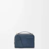 Mini crossbody camera bag in satin calfskin Indigo Dye Mini crossbody camera bag in satin calfskin Indigo Dye