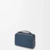 Mini crossbody camera bag in satin calfskin Indigo Dye Mini crossbody camera bag in satin calfskin Indigo Dye