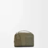 Mini crossbody camera bag in satin calfskin Khaki Green Mini crossbody camera bag in satin calfskin Khaki Green