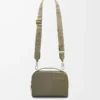 Mini crossbody camera bag in satin calfskin Khaki Green Mini crossbody camera bag in satin calfskin Khaki Green