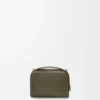 Mini crossbody camera bag in soft grained calfskin Khaki Green Mini crossbody camera bag in soft grained calfskin Khaki Green
