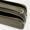 Mini crossbody camera bag in soft grained calfskin Khaki Green Mini crossbody camera bag in soft grained calfskin Khaki Green