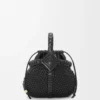 Mini Diamond Round Basket bag in calfskin Black Mini Diamond Round Basket bag in calfskin Black