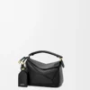 Mini Featherlight Puzzle bag in nappa lambskin Black Mini Featherlight Puzzle bag in nappa lambskin Black