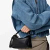 Mini Featherlight Puzzle bag in nappa lambskin Black Mini Featherlight Puzzle bag in nappa lambskin Black